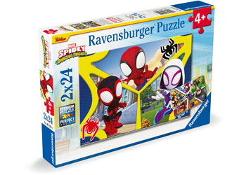 Ravensburger - Spidey and his Amazing Friends Puzzle 2x24 Pieces