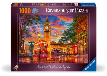 Ravensburger - Sunset at Parliament Square London Puzzle 1000 Pieces