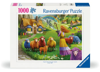 Ravensburger - The Happy Sheep Yarn Shop Puzzle 1000 Pieces