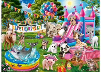 Ravensburger - Tiara Birthday Party Puzzle 100 Pieces