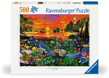 Ravensburger - Turtle in the Reef Puzzle 500 Pieces