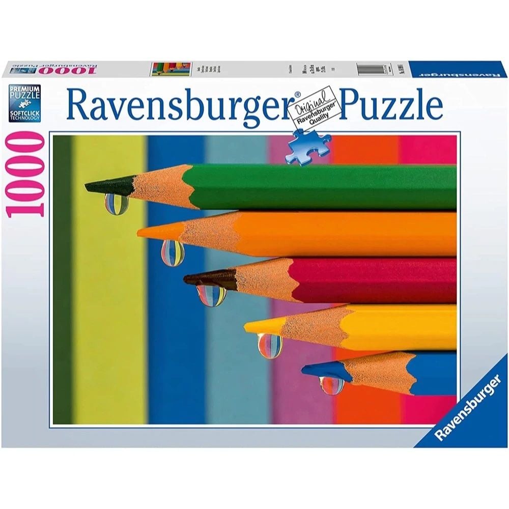 Ravensburger - Coloured Pencils Puzzle - 1000 Piece Jigsaw - Good Games