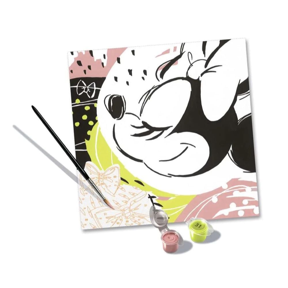 Ravensburger - CreArt Disney D100 Minnie Mouse Timeless Minnie Paint by Numbers