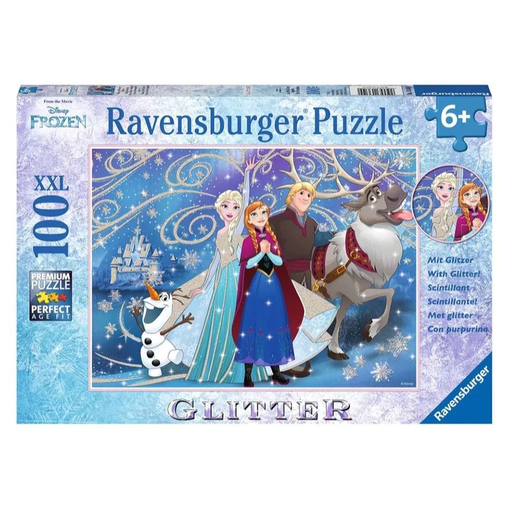 Ravensburger - Disney Frozen Glittery Snow 100 Piece Jigsaw - Good Games