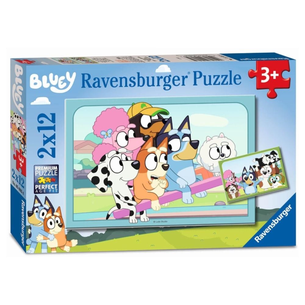 Ravensburger - Fun with Bluey 2x12 Piece Jigsaw - Good Games
