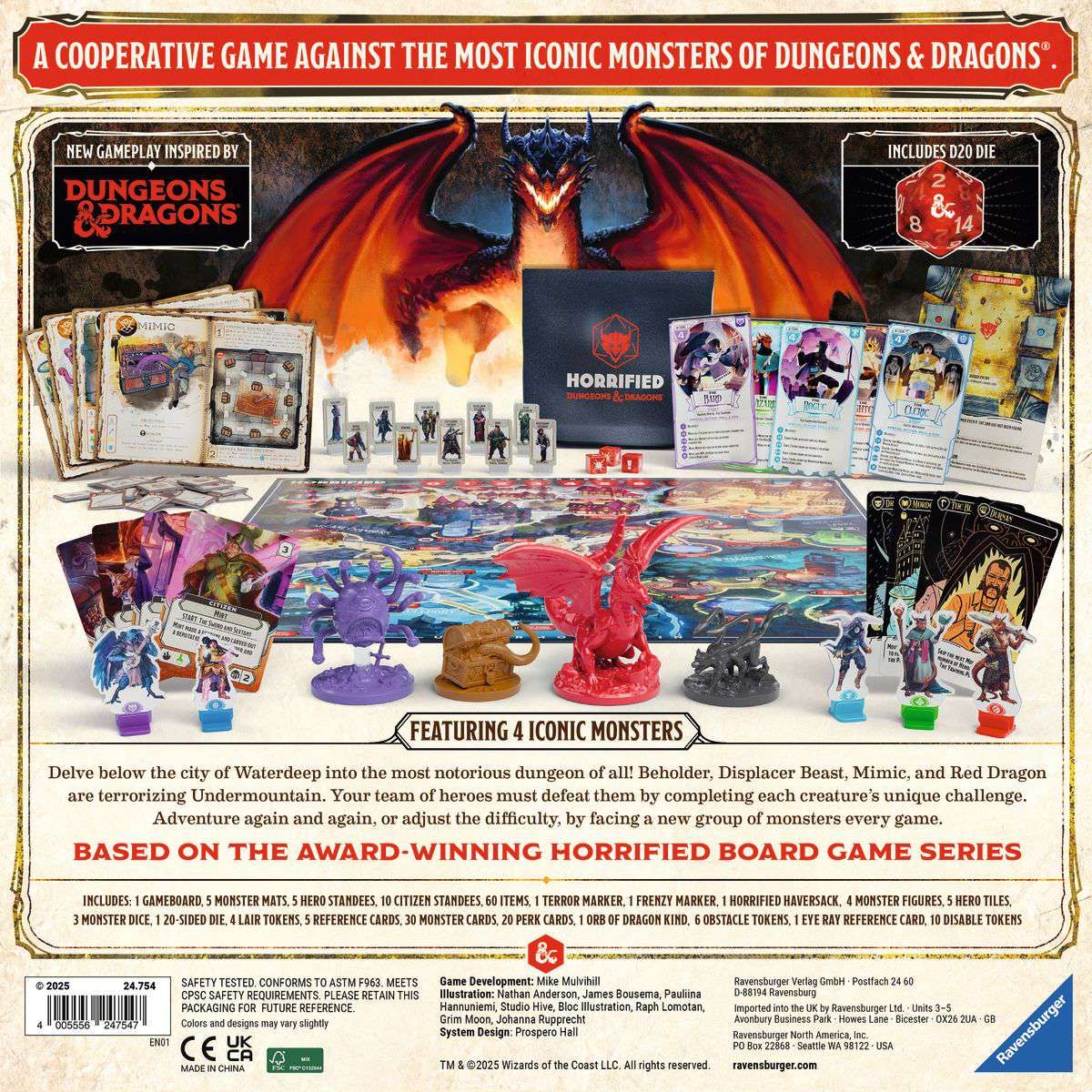 Ravensburger - Horrified D&amp;D (Preorder)