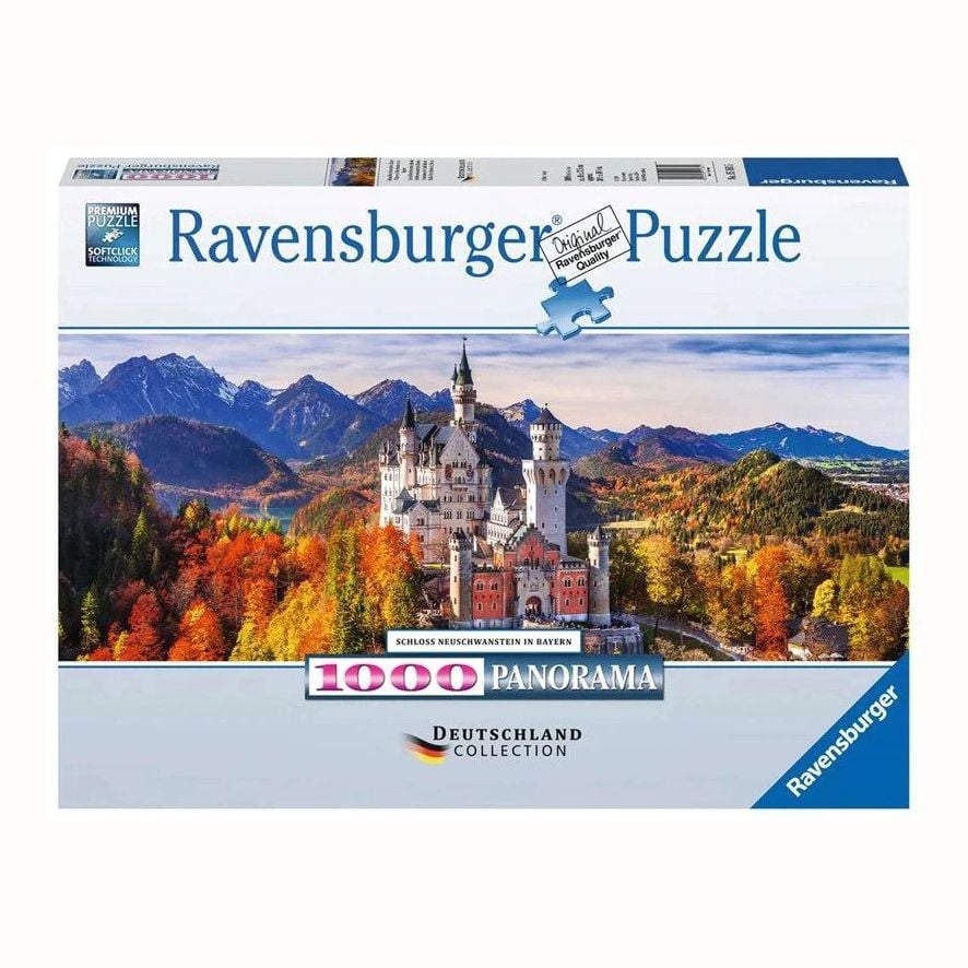 Ravensburger - Neuschwanstein Castle Panorama - 1000 Piece Jigsaw - Good Games