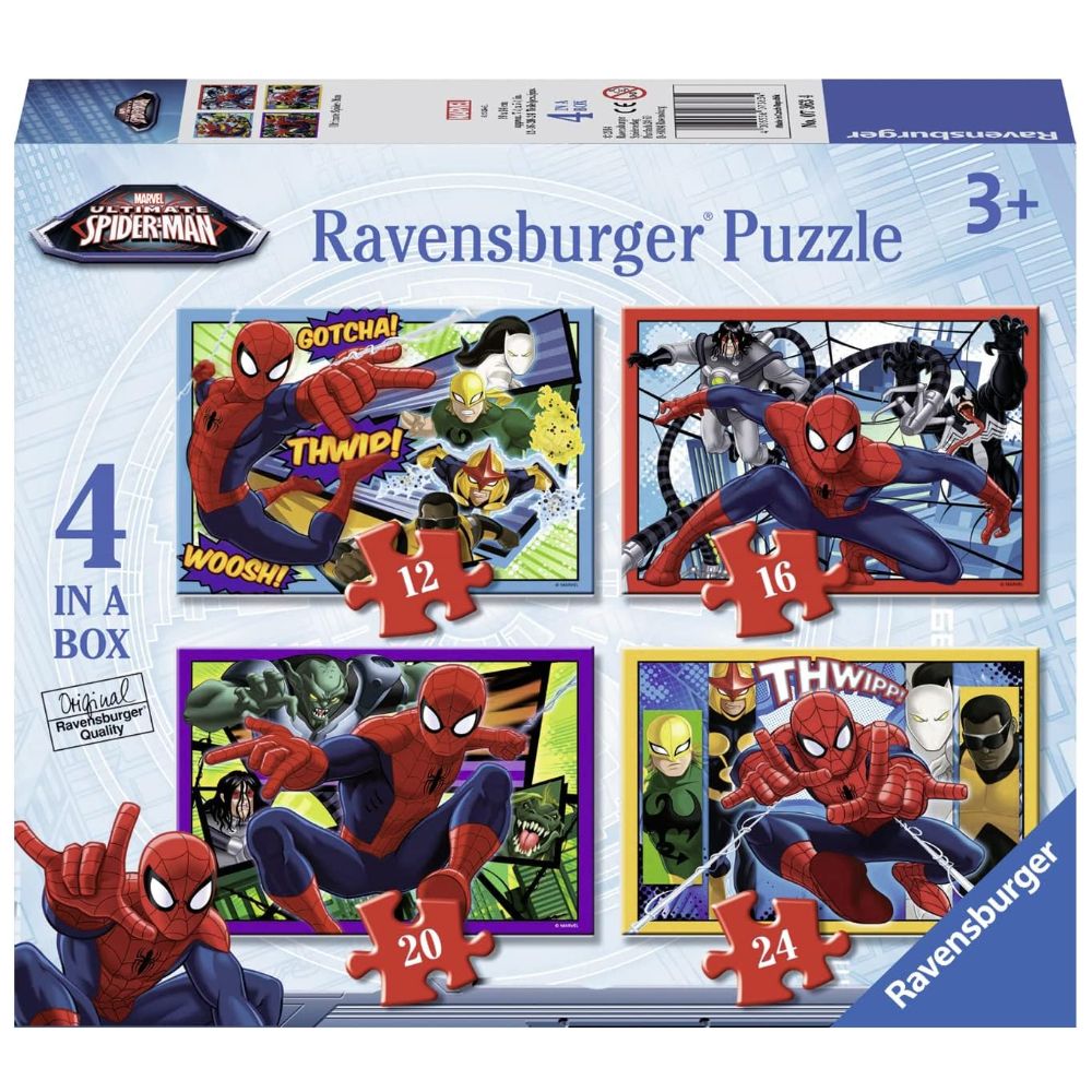 Ravensburger - Ultimate Spider-Man 12 16 20 24 Piece Jigsaw - Good Games