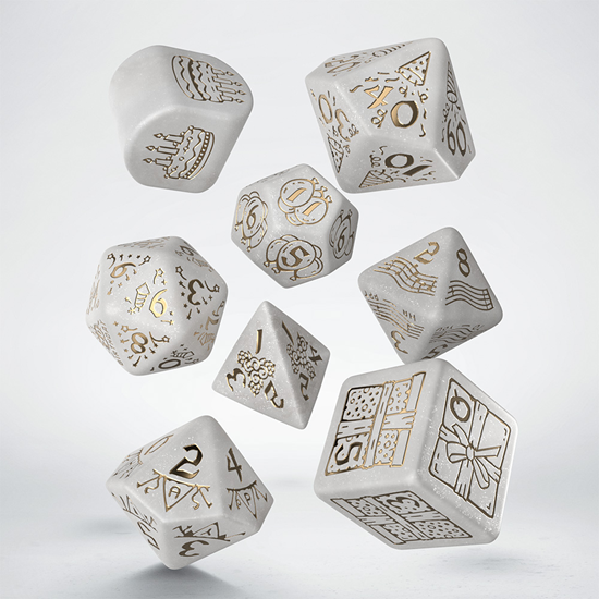 Happy Birthday Q Workshop 20 Years Happy Birthday Dice Set - Good Games