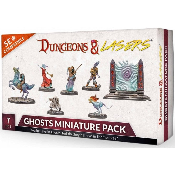 Ghosts Miniature Pack Clear PLastic - Dungeons and Lasers - Good Games