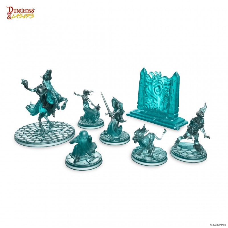 Ghosts Miniature Pack Clear PLastic - Dungeons and Lasers - Good Games