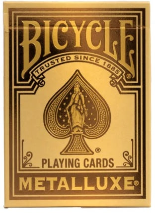 Bicycle MetalLuxe Gold 2022 Playing Cards - Good Games