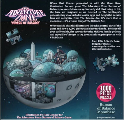 The Adventure Zone - Bureau of Balance Moonbase 1000 Piece Jigsaw Puzzle - Good Games