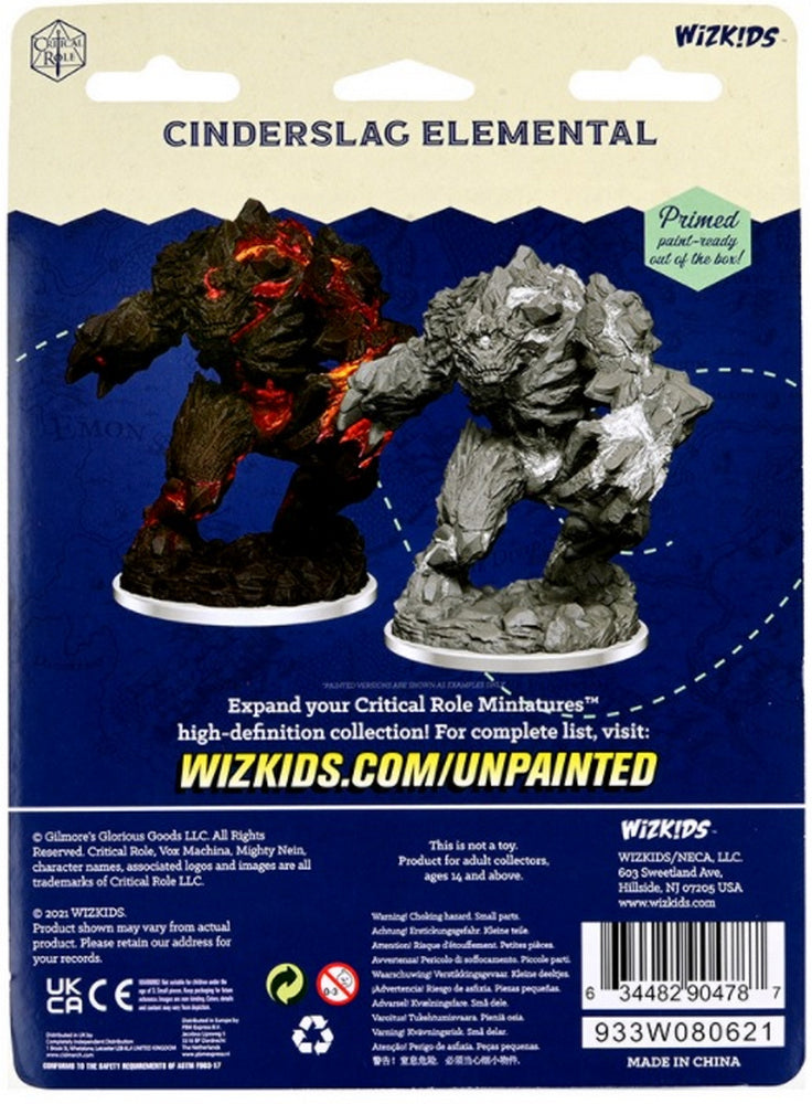 Critical Role Cinderslag Elemental Unpainted Miniature - Good Games
