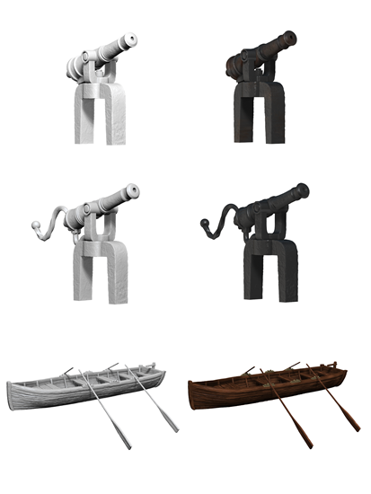 Wizkids Deep Cuts Unpainted Miniatures Ships Crew Box Set - Good Games