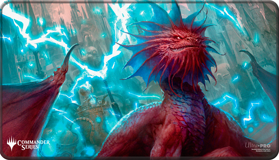 Magic The Gathering - Commander Series Stitched Edge Playmat - Niv Mizzet - Good Games