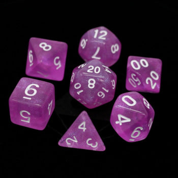 Die Hard Dice Polymer RPG Set - Sakura w/ White - Good Games