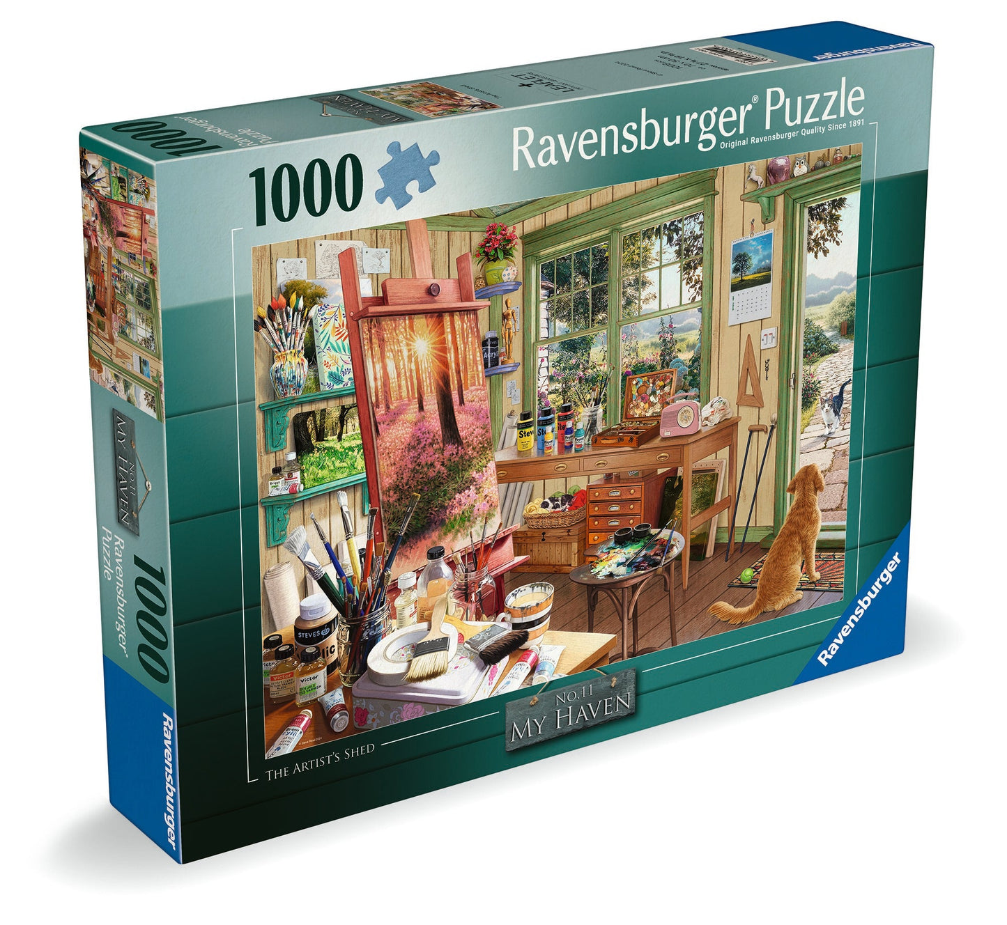 Ravensburger - My Haven Artist's Shed Puzzle 1000 Pieces