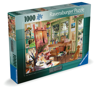 Ravensburger - My Haven Artist's Shed Puzzle 1000 Pieces