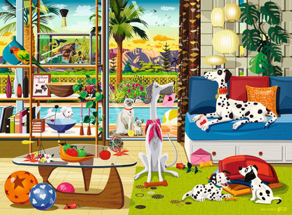 Ravensburger - Greg Paprocki: Pets of Palm Springs Puzzle 500 Pieces