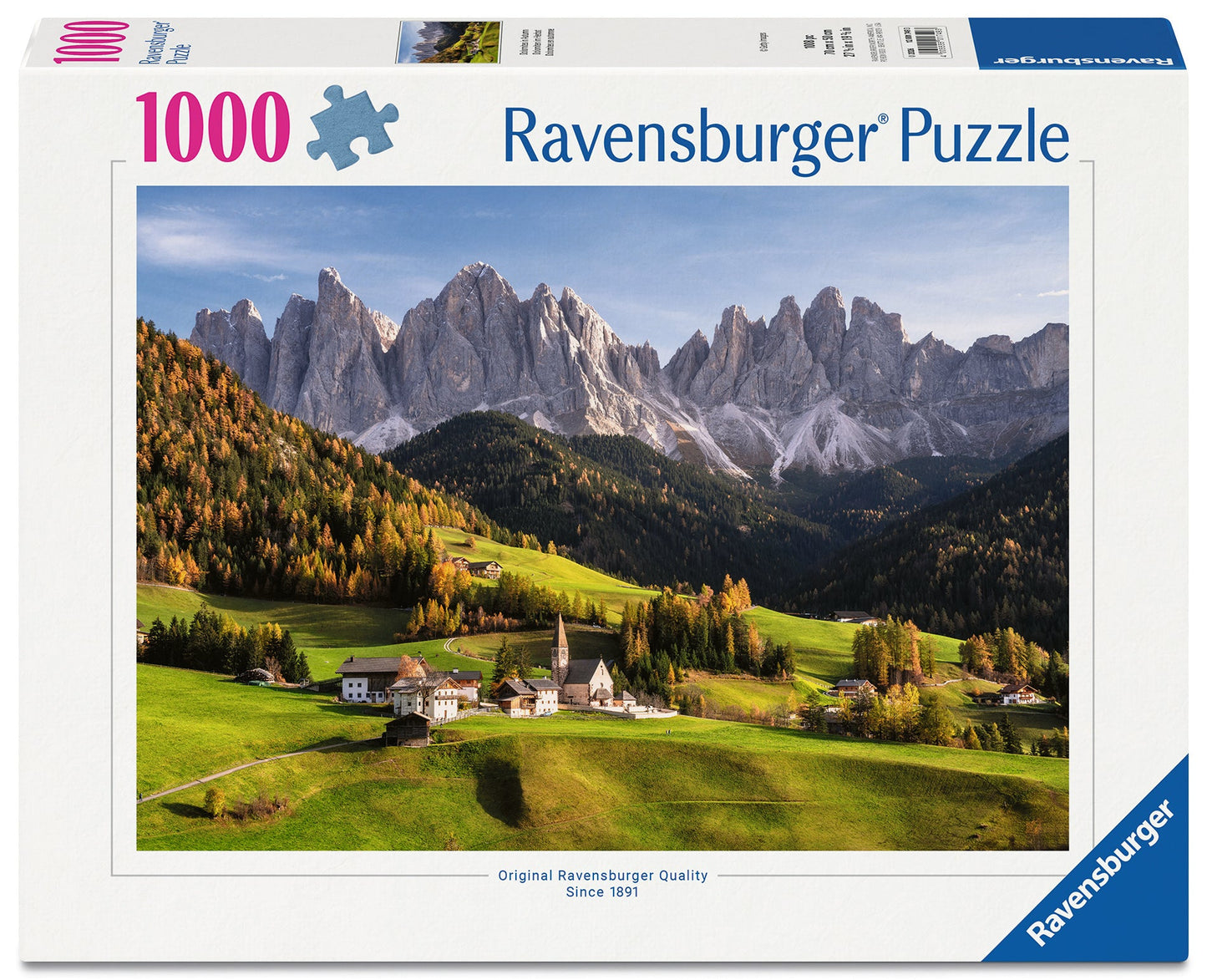 Ravensburger - Dolomites in Autumn Puzzle 1000 Piece Puzzle