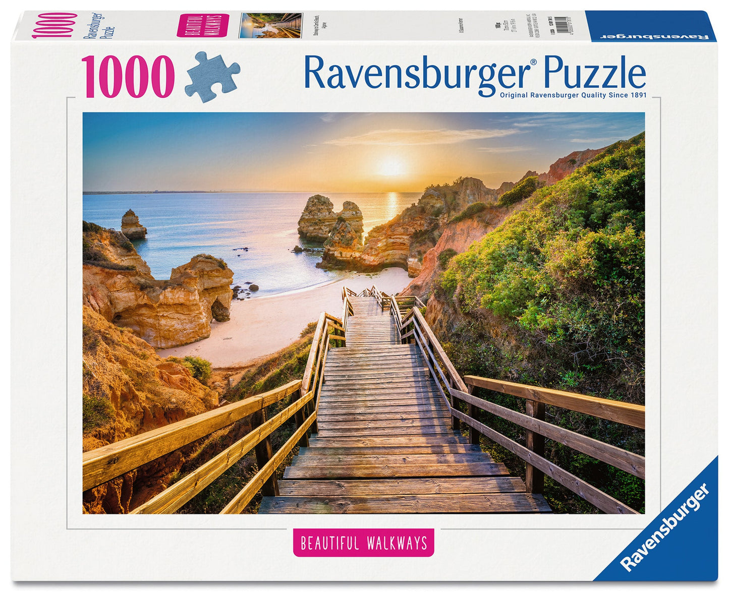 Ravensburger - Stairway to Camilo Beach, Algarve 1000 Piece Puzzle