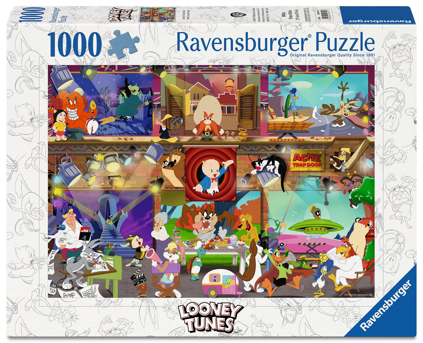 Ravensburger - Looney Tunes Studio 1000 Piece Puzzle