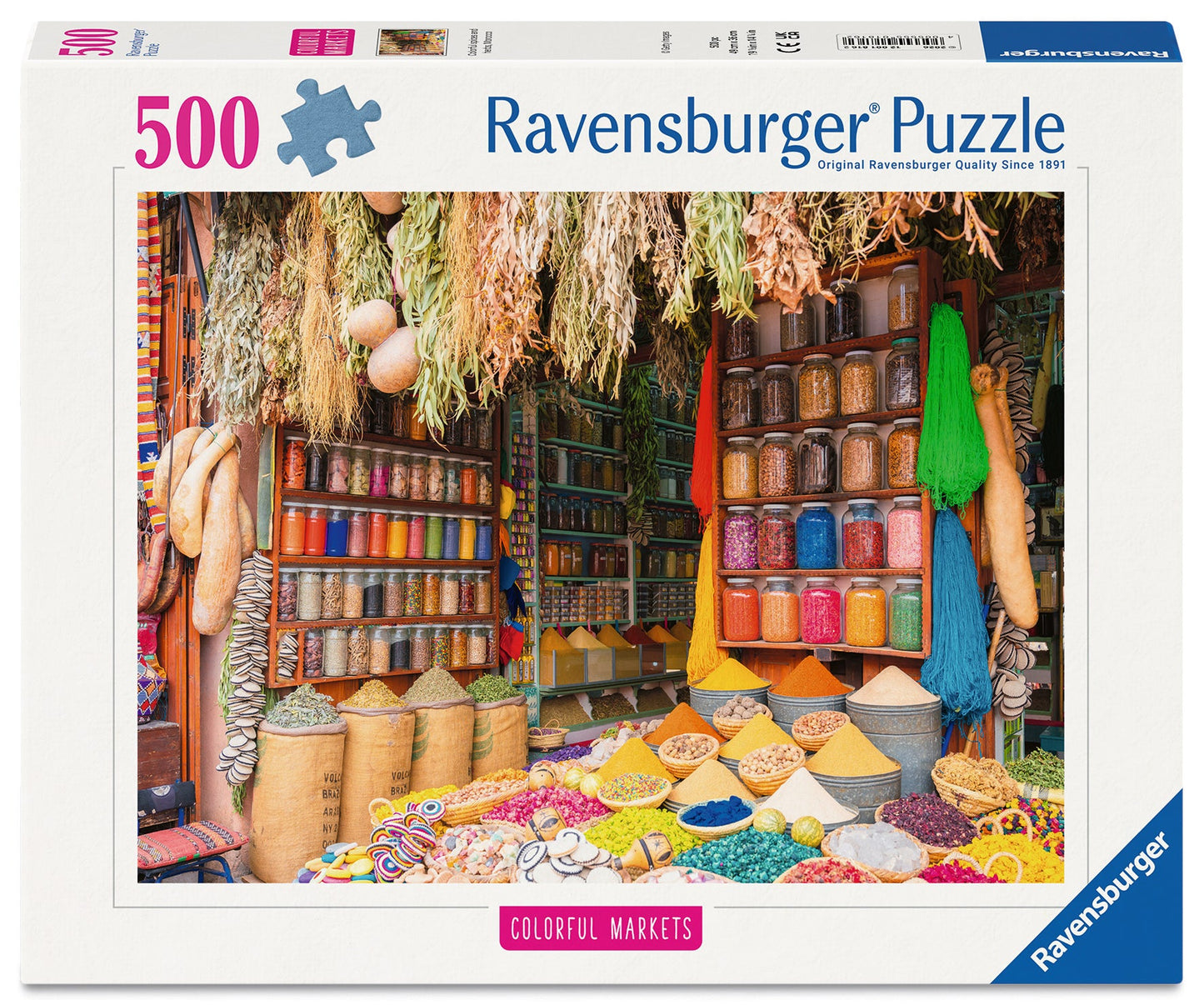 Ravensburger - Colorful Spices, Morocco 500 Piece Puzzle
