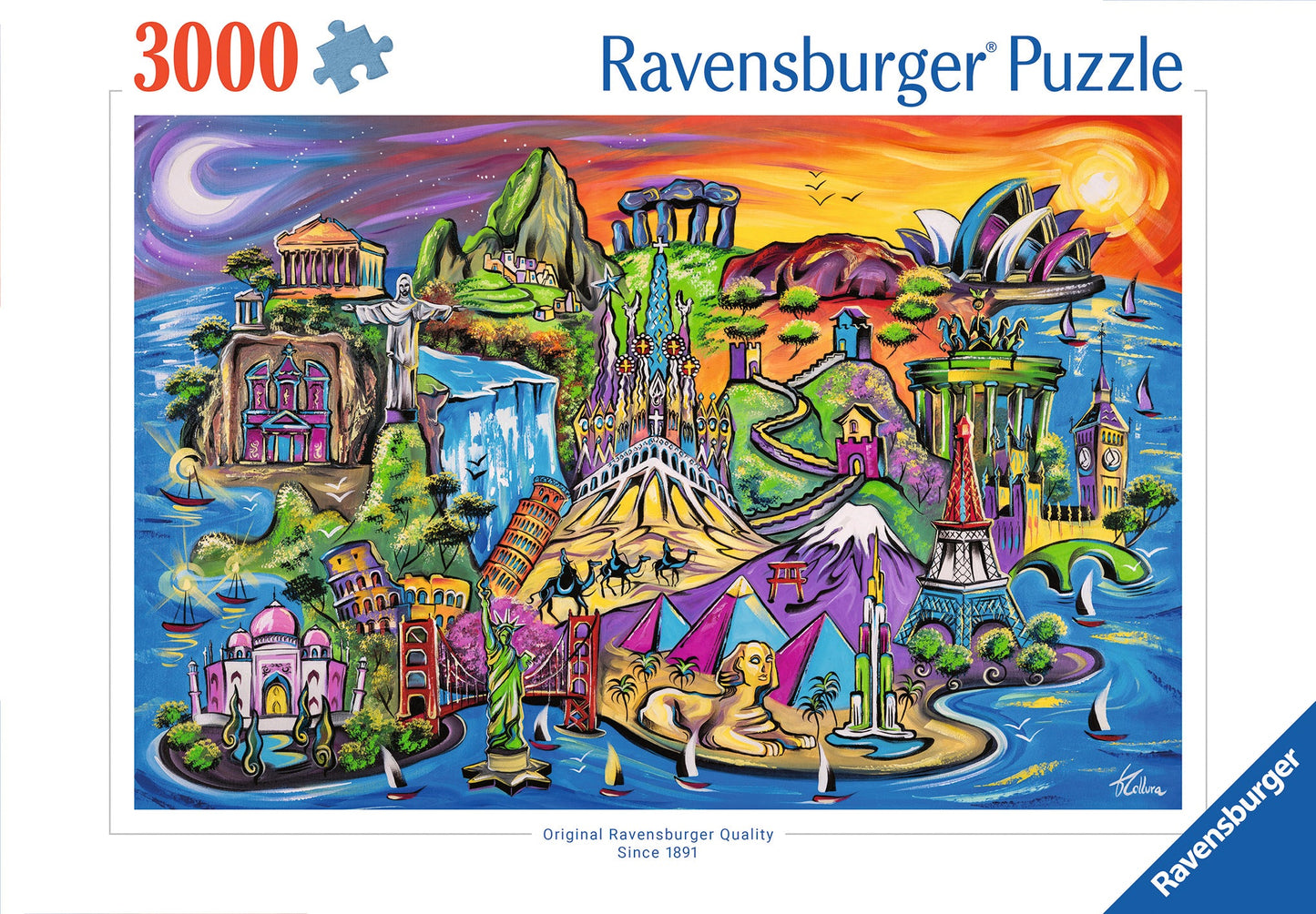 Ravensburger - Isle of Sights Puzzle 3000 Piece Puzzle