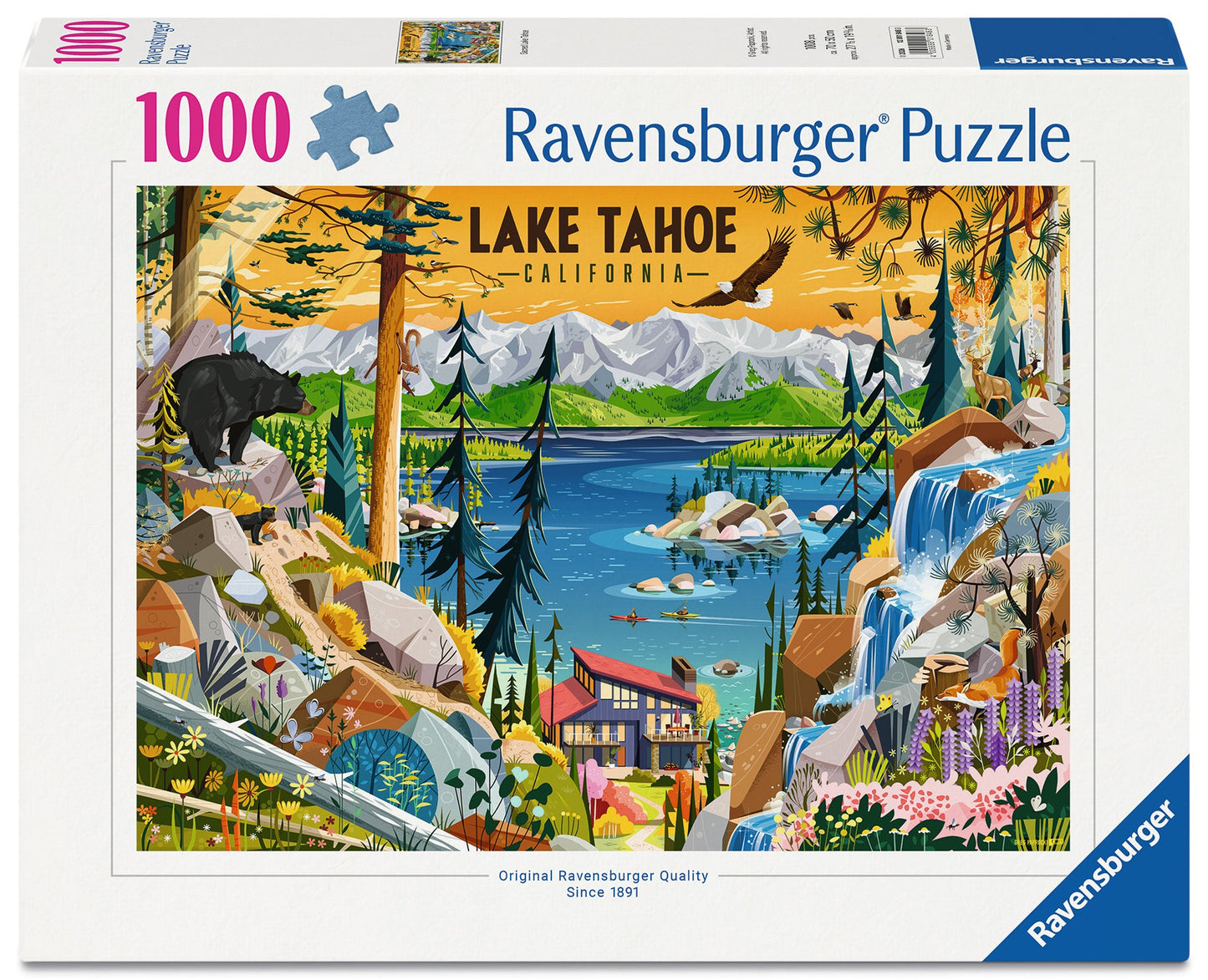 Ravensburger - SacRed Lake Tahoe 1000 Piece Puzzle