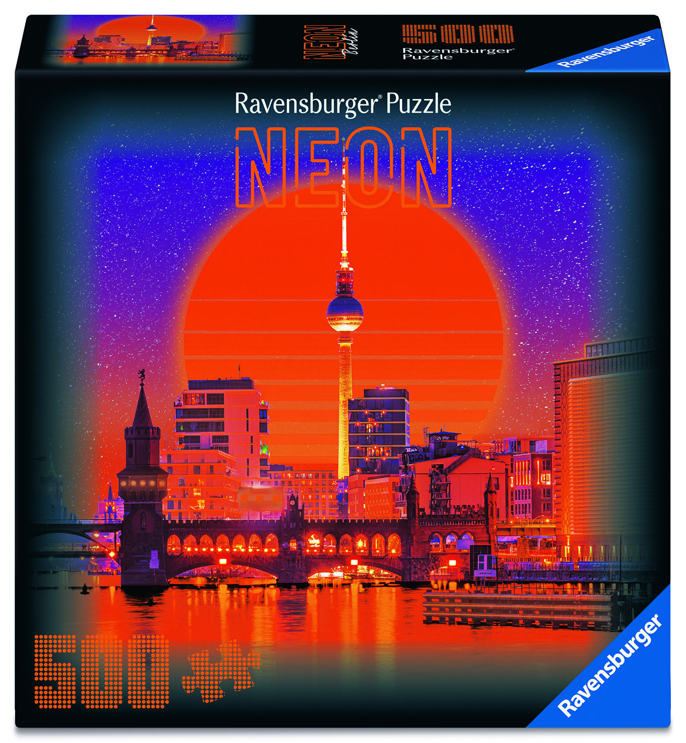 Ravensburger - Neon Collection Berlin WT Puzzle 500 Piece Puzzle