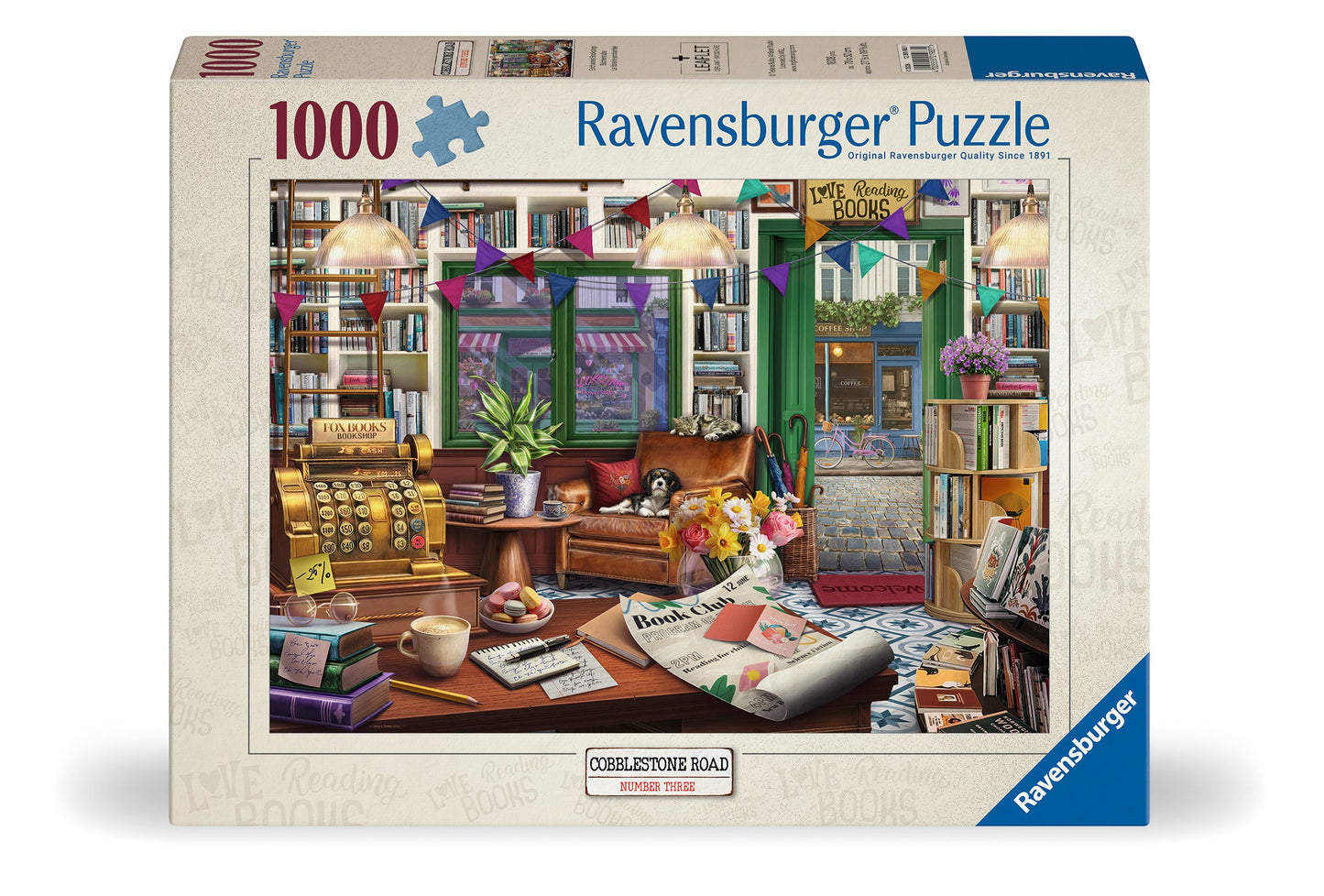 Ravensburger - Book Lover's Shop WT Puzzle 1000 Piece Puzzle