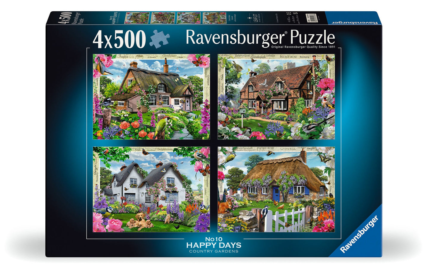 Ravensburger - Cosy Cottage No 2 Puzzle 4x100 Piece Puzzle