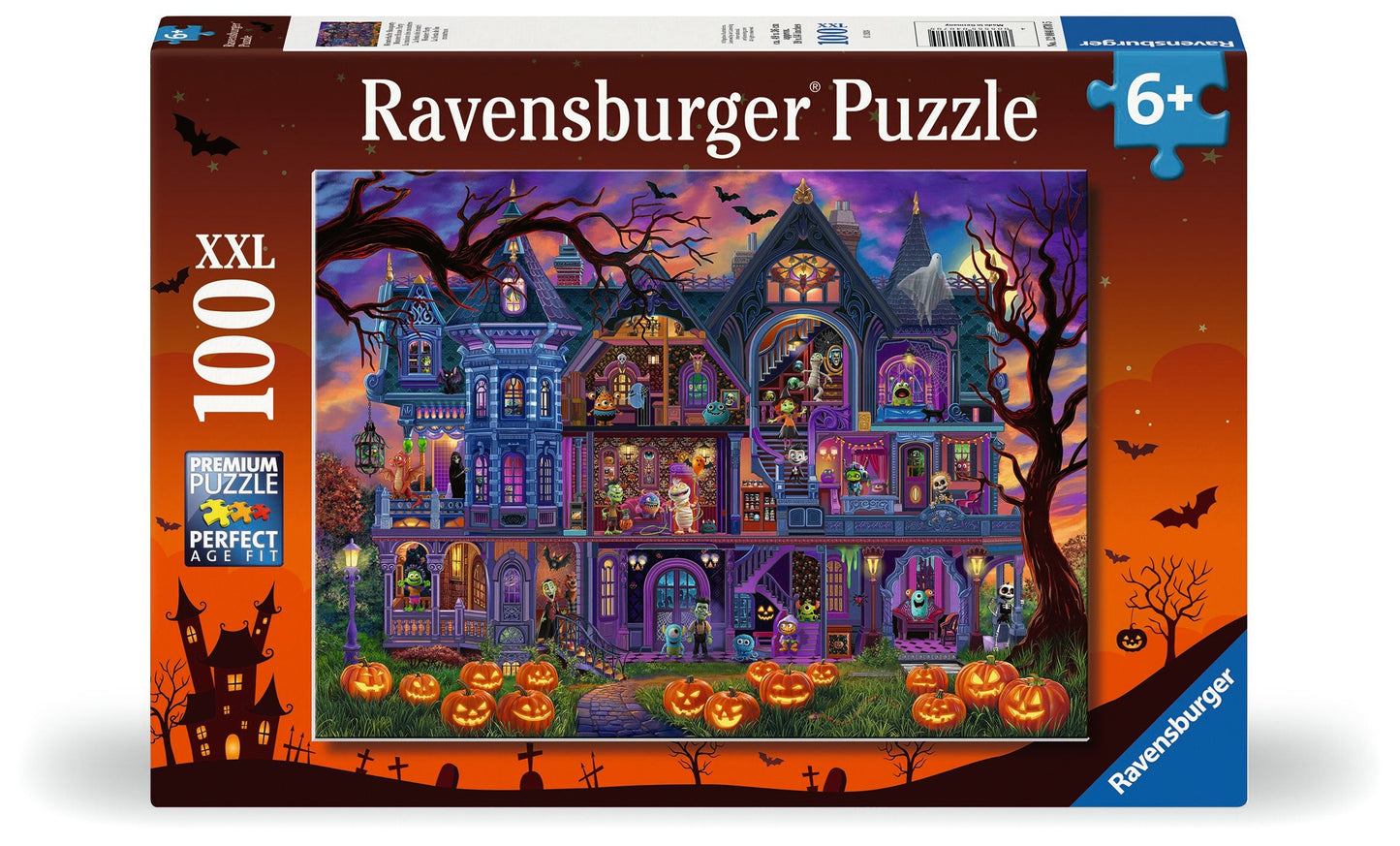 Ravensburger - Monster House Party Puzzle 100 Piece Puzzle