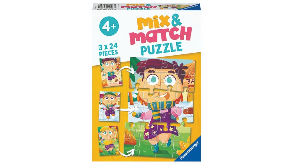 Ravensburger - Fashion Mix Puzzle 3x24 Piece Jigsaw - Good Games