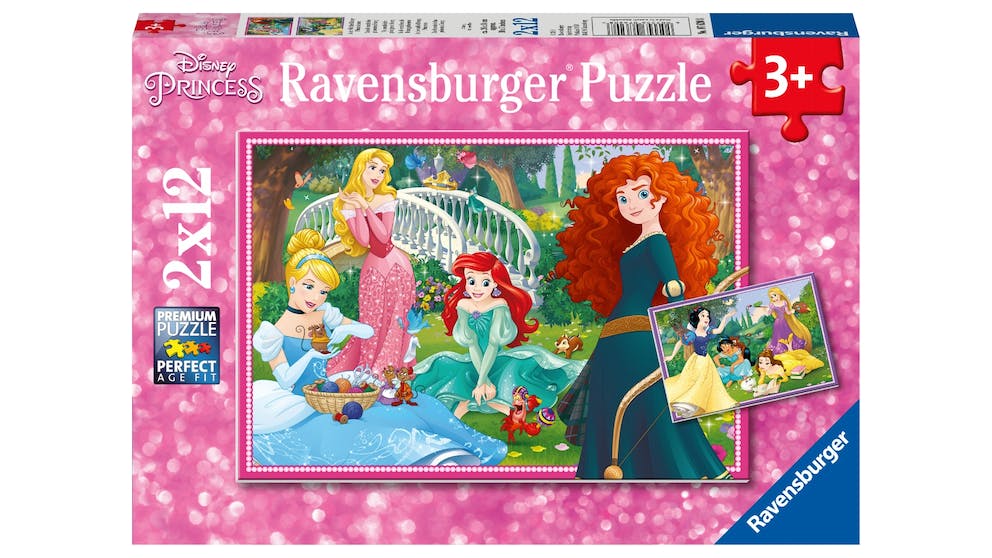 Ravensburger - Disney in the World of Princes - 2x12 Piece Jigsaw - Good Games