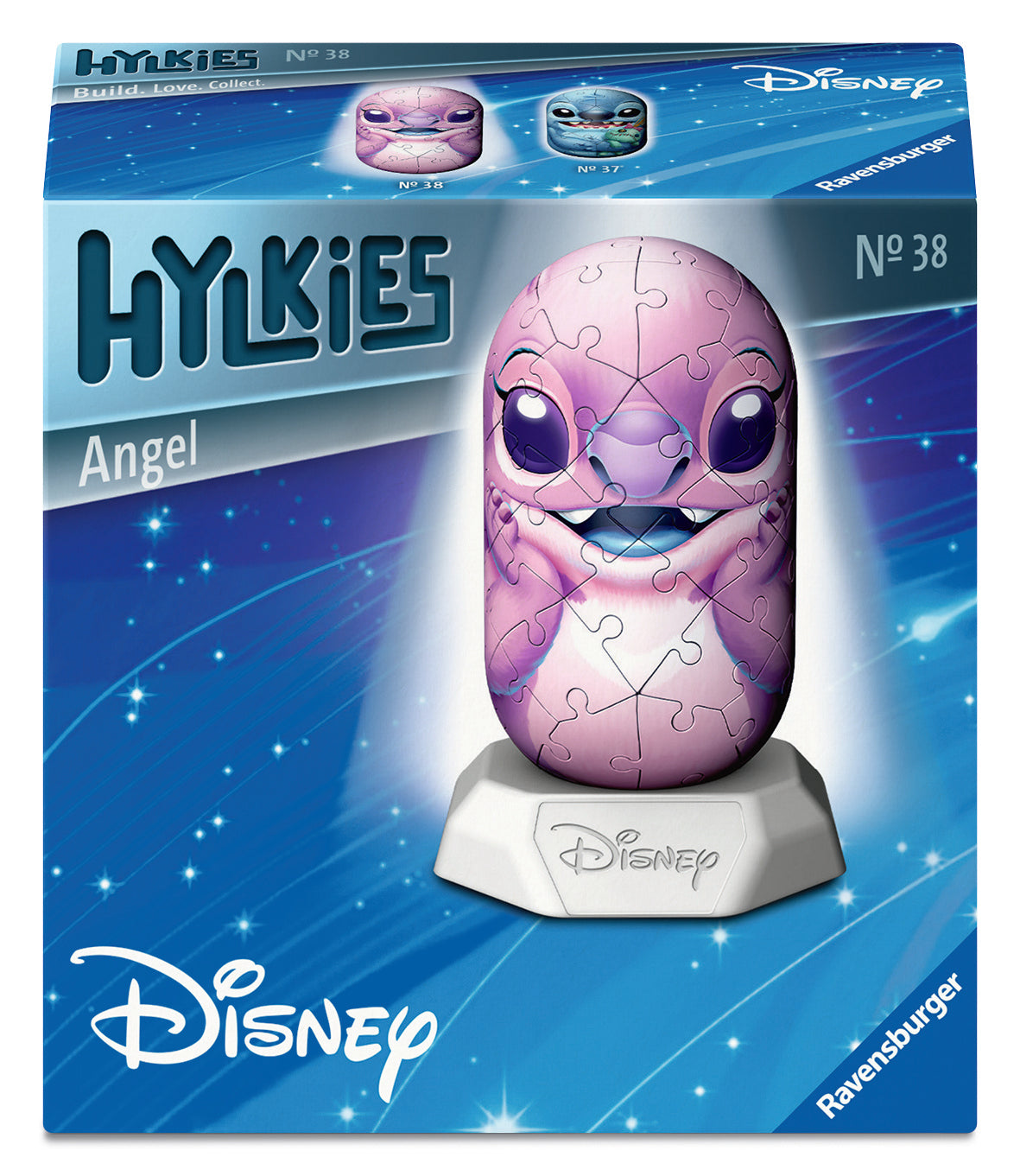 Ravensburger - Hylkies #38 - Disney Stich Angel 3D Puzzle 54 Piece Puzzle