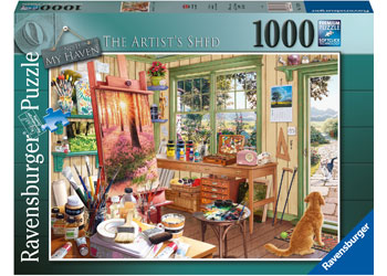 Ravensburger - Haven No.11 Artists Shed 1000 Piece Jigsaw - Good Games