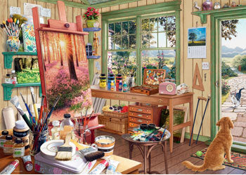 Ravensburger - Haven No.11 Artists Shed 1000 Piece Jigsaw - Good Games