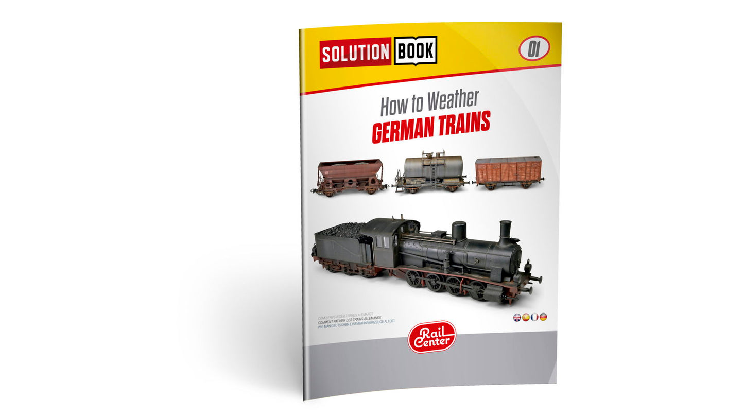 Ammo by MIG - Rail Center - Book - 01 – How To Weather German Trains (Preorder) - Good Games