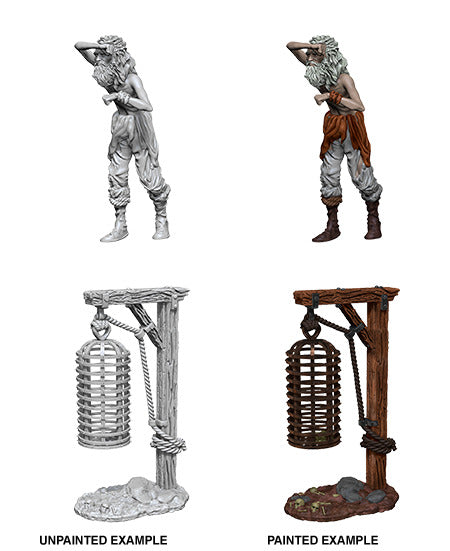 WizKids Deep Cuts Unpainted Miniatures Hanging Cage - Good Games