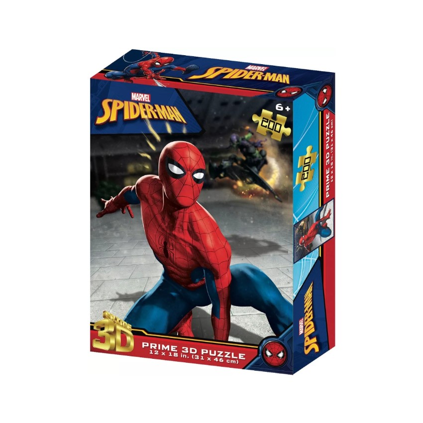 Prime3D Marvel Spider-Man - 200 Piece 3D Jigsaw - Good Games