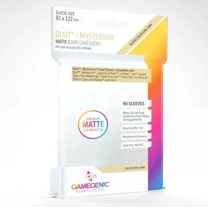 Gamegenic Matt Board Game Sleeves - Dixit/Mysterium - Good Games