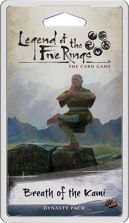 Legend of the Five Rings The Card Game Breath of the Kami Dynasty Pack with floating figure