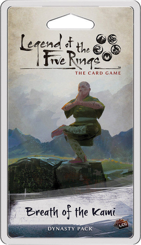 Legend of the Five Rings The Card Game Breath of the Kami Dynasty Pack with floating figure