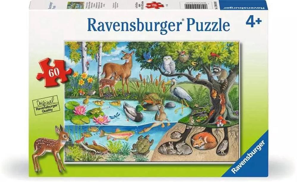 Ravensburger - Animals Above And Below 60 Piece Jigsaw - Good Games