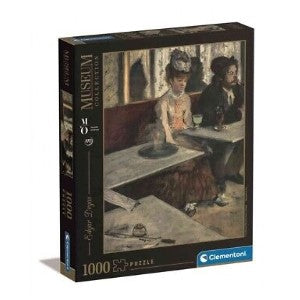 Clementoni - Museum Collection - Degas - Dans Un Cafe 1000 Piece Jigsaw - Good Games