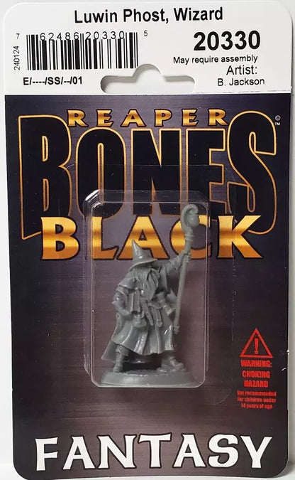 Reaper Bones Black Luwin Phost, Wizard - Good Games