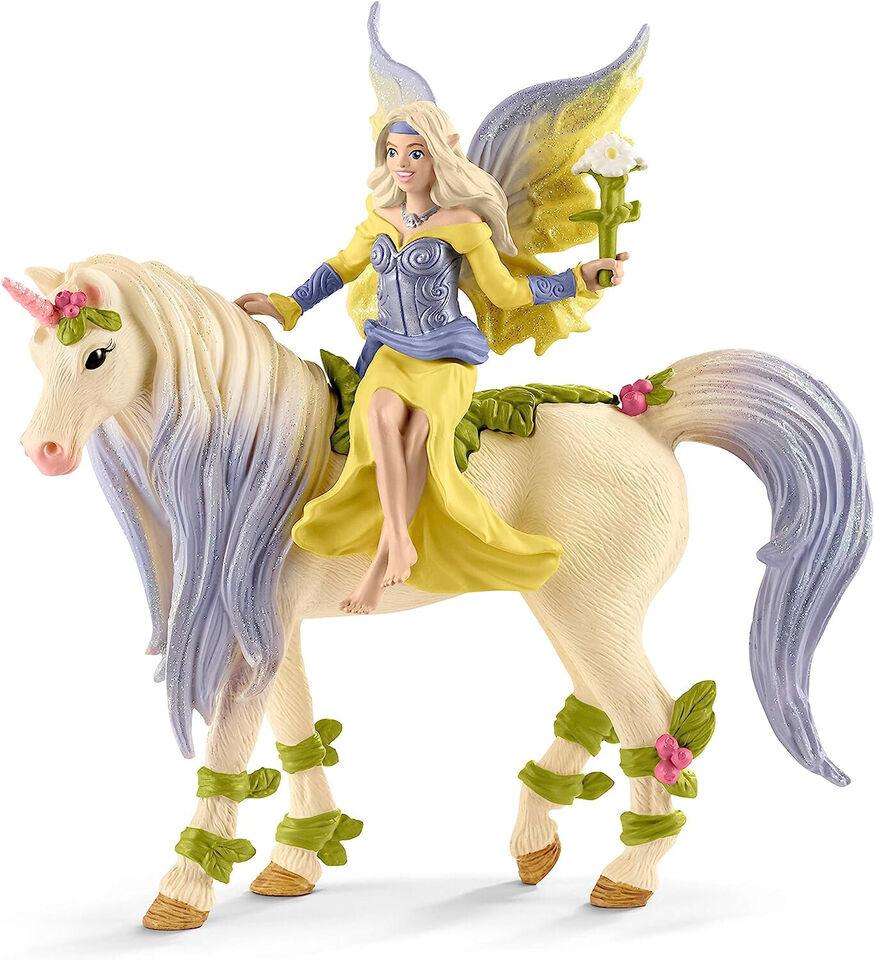 Schleich - Fairy Sera With Blossom Unicorn - Good Games