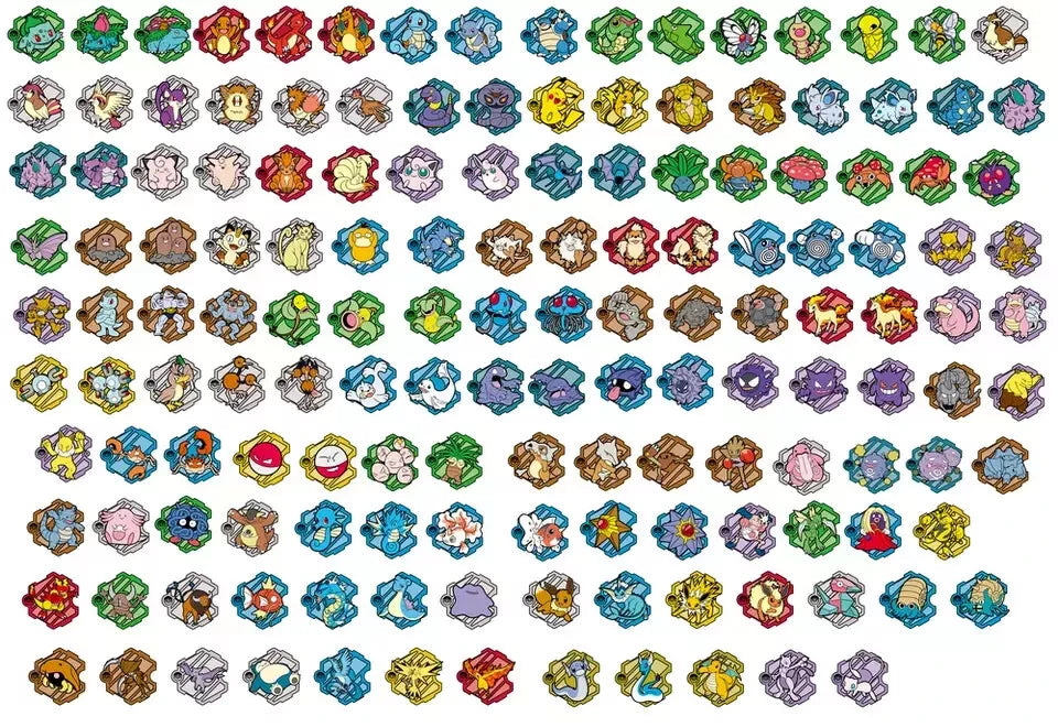 Pokemon TCG: Collect 151 Puzzle Refrigerator Magnet Set (S-Chinese